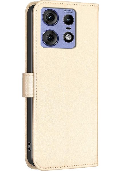 Motorola Moto Kenar 50 Pro 5g Yonca Iş Cüzdan Ekleme Için Kılıf (Yurt Dışından)