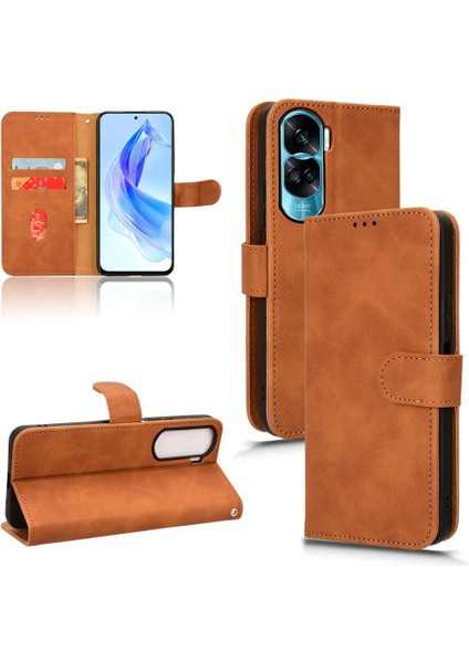 Onur Için Kılıf 90 Lite Deri Folio Flip Case Kart ile Tam Koruma (Yurt Dışından)