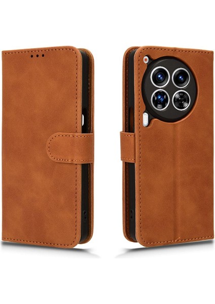 Tecno Camon 30 Premier 5g Koruyucu Kapak Deri Folio Flip Için Kılıf (Yurt Dışından)