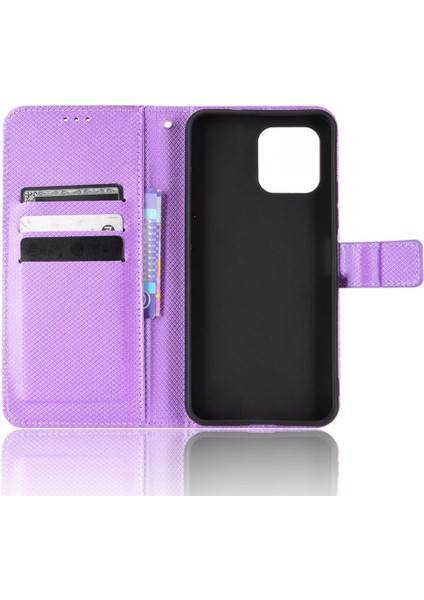 Oukitel C21 Pro Kickstand Manyetik Cüzdan Kapak Kart Tutucu Için Kılıf (Yurt Dışından)