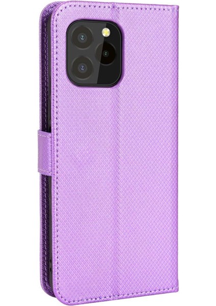 Oukitel C21 Pro Kickstand Manyetik Cüzdan Kapak Kart Tutucu Için Kılıf (Yurt Dışından)