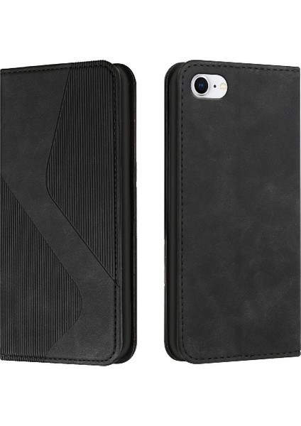 IPhone 6/6s Için Kılıf Folio Kapak Cüzdan Kickstand Pu Deri Manyetik Kart (Yurt Dışından)