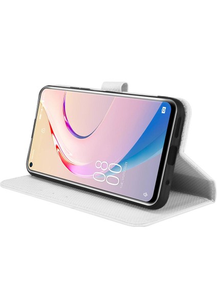 Oukitel C21 Pro Kickstand Manyetik Cüzdan Kapak Kart Tutucu Için Kılıf (Yurt Dışından)