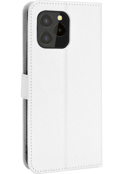 Oukitel C21 Pro Kickstand Manyetik Cüzdan Kapak Kart Tutucu Için Kılıf (Yurt Dışından)
