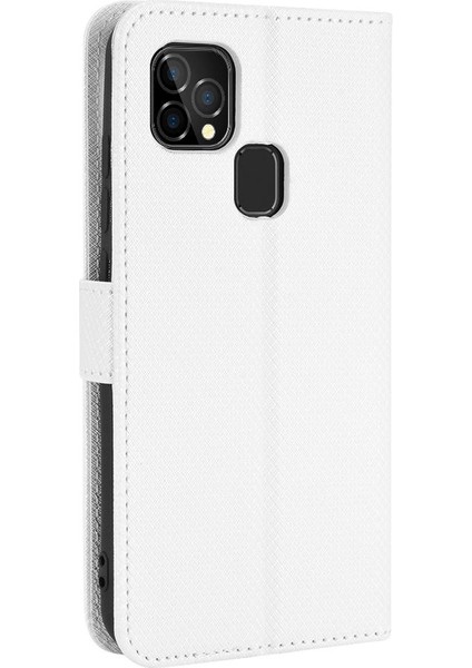 Oukitel C22 Kickstand Manyetik Cüzdan Kart Tutucu Kapak Için Kılıf (Yurt Dışından)