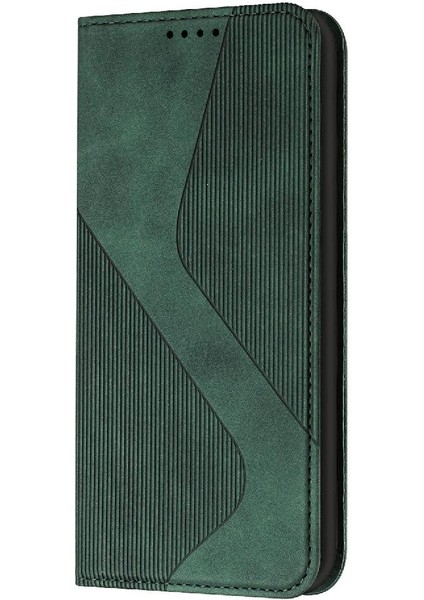 IPhone 14 Için Kılıf Pro Max Kart Yuvaları Tutucu Cüzdan Kickstand Pu Deri (Yurt Dışından)