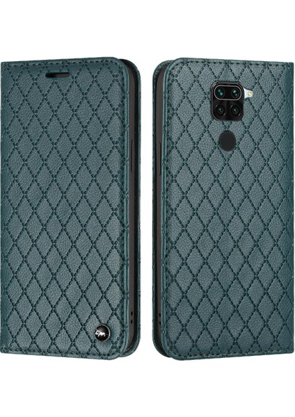 Xiaomi Redmi Not 9 Için Kılıf Manyetik Kabuk Kart Yuvaları Tutucu Cüzdan Çevirin (Yurt Dışından)
