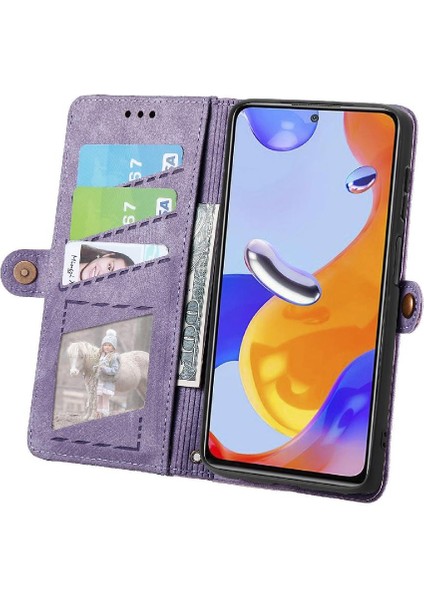 Xiaomi Redmi Not 11 Için Flip Case Pro Darbeye Cüzdan Kapak Kılıfı (Yurt Dışından)