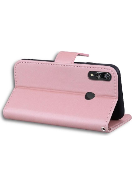 Huawei P20 Lite Için Flip Case Kapak Cüzdan Deri Kılıf Basit (Yurt Dışından)