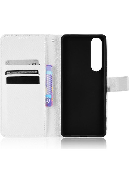 Sony Xperia 1 Iı Manyetik Cüzdan Kickstand Kart Tutucu Kapak Için Kılıf (Yurt Dışından)