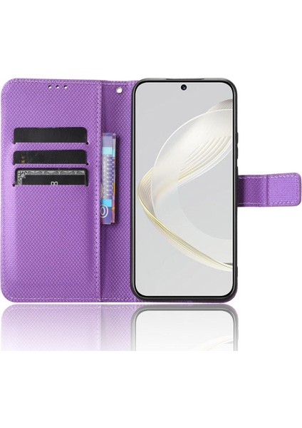 Huawei Nova 11 Için Kılıf Kickstand Kapak Manyetik Cüzdan Kart Tutucu (Yurt Dışından) fırsatları