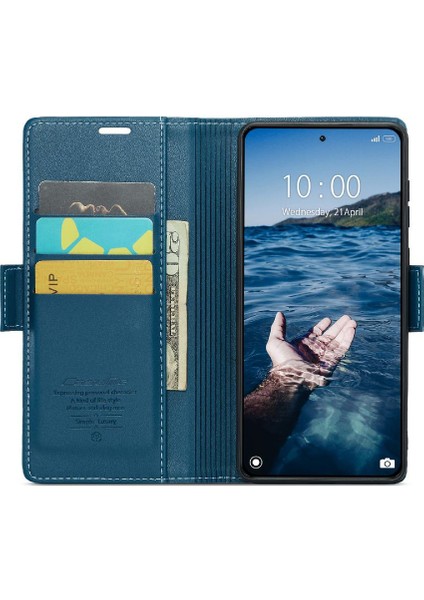 Xiaomi 14 Pro Darbeye Durumda Cüzdan Durumda Kickstand Anti (Yurt Dışından)