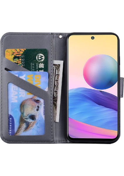 Xiaomi Redmi Not 10 Için Flip Case 5g Cüzdan Basit Iş Darbeye (Yurt Dışından) indirimleri