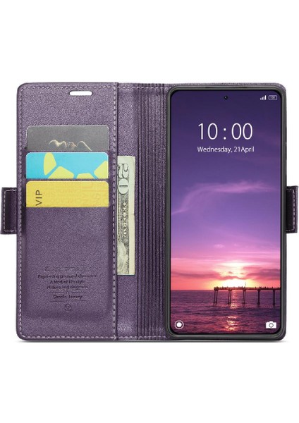 Xiaomi 14 Kickstand Anti Dolandırıcılık Kart Yuvası Cüzdan Durumda Durumda (Yurt Dışından) indirimleri