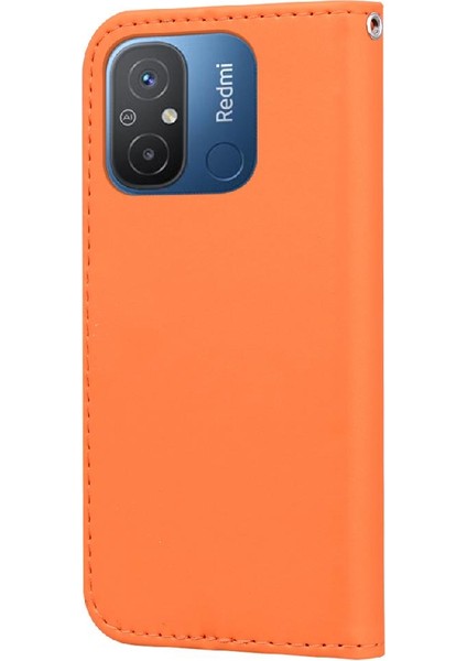 Xiaomi Redmi 12C Darbeye Cüzdan Deri Kılıf Kapak Çevirin (Yurt Dışından)