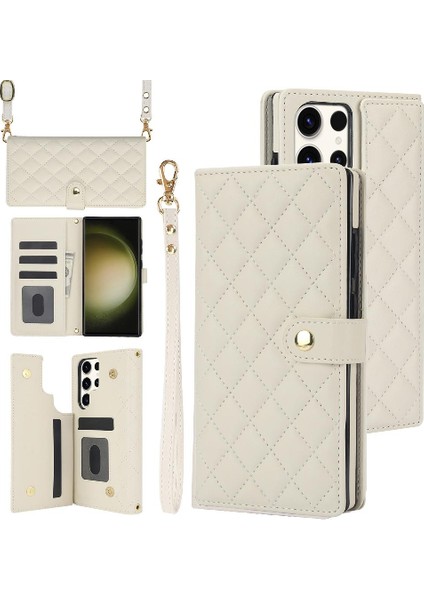 Samsung Galaxy S23 Ultra Standı Fonksiyonu ile Crossbody Tarzı 5 (Yurt Dışından)