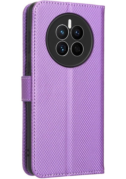 Huawei Mate 50 Için Kılıf Manyetik Cüzdan Kart Tutucu Kapak Kickstand (Yurt Dışından)