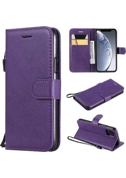 Kart Yuvası ile iphone 11 Pro Iş Cüzdan Telefon Kılıfı Için Flip Case Yüksek (Yurt Dışından)