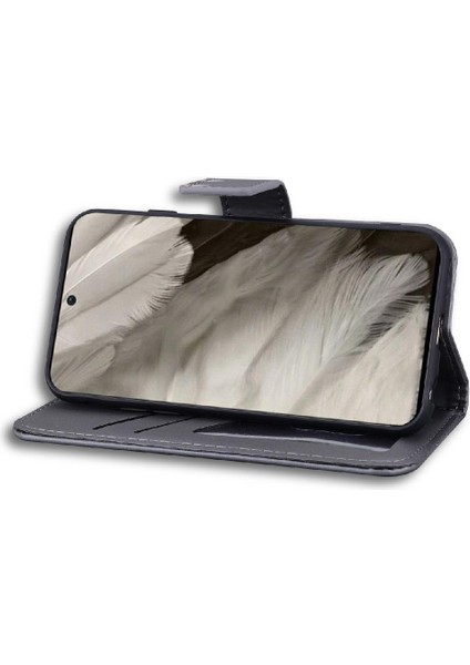 Google Piksel 8 Cüzdan Flip Kapak Için Flip Case Darbeye Basit Iş (Yurt Dışından)
