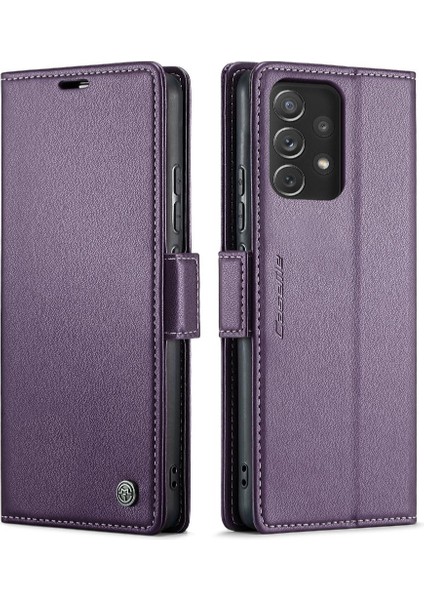 Samsung Galaxy A72 Kart Yuvası Darbeye Dayanıklı Durumda Cüzdan Durumda (Yurt Dışından)