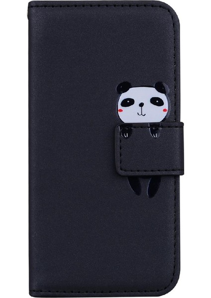 Iphone 5 / 5s / Se Için Flip Case Cüzdan Deri Kılıf Kapak Basit (Yurt Dışından)