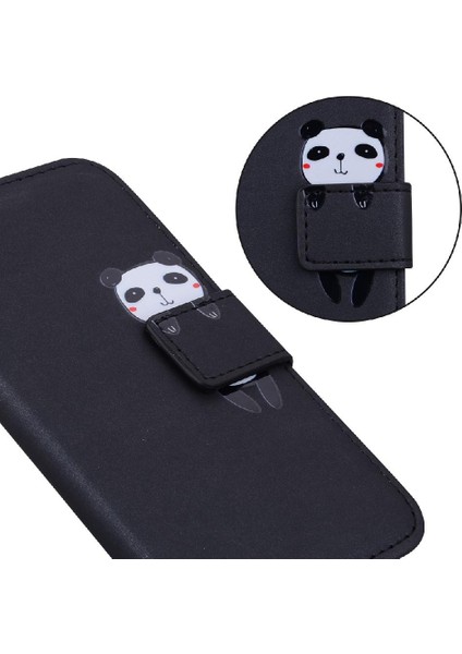 Iphone 5 / 5s / Se Için Flip Case Cüzdan Deri Kılıf Kapak Basit (Yurt Dışından)