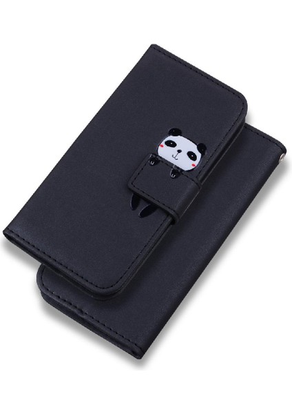 Iphone 5 / 5s / Se Için Flip Case Cüzdan Deri Kılıf Kapak Basit (Yurt Dışından)