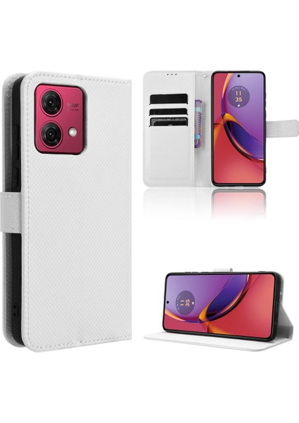 Motorola Moto G84 5g Kart Tutucu Kapak Kickstand Manyetik Cüzdan (Yurt Dışından)