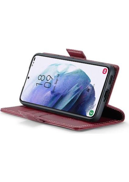Samsung Galaxy S21 Artı Cüzdan Durumda Anti Dolandırıcılık Kickstand (Yurt Dışından)