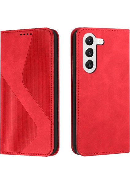 Samsung Galaxy S23 Artı Folio Flip Kart Yuvaları Tutucu Manyetik Pu (Yurt Dışından)