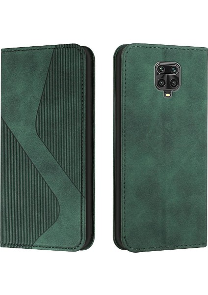 Xiaomi Redmi Not 9s Manyetik Cüzdan Için Kılıf Kickstand Kart Yuvaları Tutucu (Yurt Dışından)