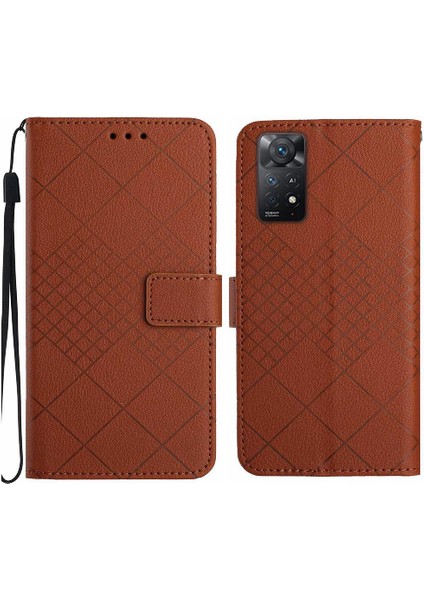 Xiaomi Redmi Not 12S Için Flip Case Kart Yuvası El Kayışı Cüzdan ile Standı (Yurt Dışından)