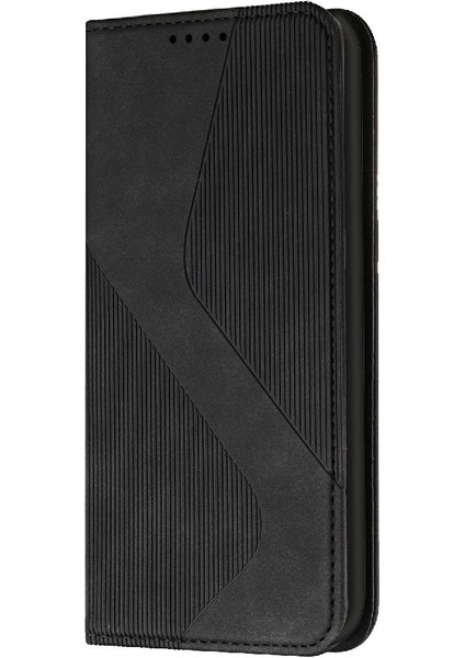 Xiaomi Redmi A1 Artı Folio Kapak Manyetik Cüzdan Kickstand Kart Pu (Yurt Dışından)