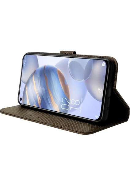Oukitel C21 Kickstand Kart Tutucu Manyetik Cüzdan Kapak Için Kılıf (Yurt Dışından) fırsatları