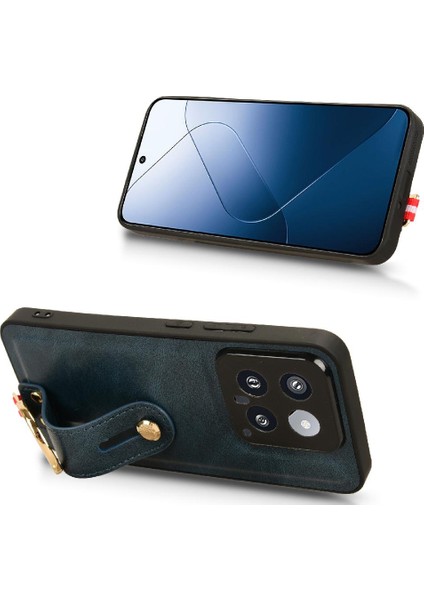 Xiaomi 14 Bilek Kayışı Uyumluluk Kolaylık Premium Pu Deri Kılıf (Yurt Dışından) modelleri