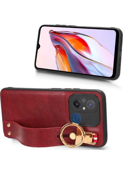 Xiaomi Redmi 12C Uyumluluk Bilek Kayışı Premium Pu Deri Için Kılıf (Yurt Dışından) modelleri