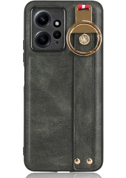 Xiaomi Redmi Için Not 12 4g Bilek Kayışı Premium Pu Deri Kılıf (Yurt Dışından)