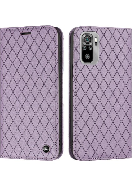 Xiaomi Redmi Not 10 4g Cüzdan Çevir Manyetik Kabuk Kart Yuvaları (Yurt Dışından)