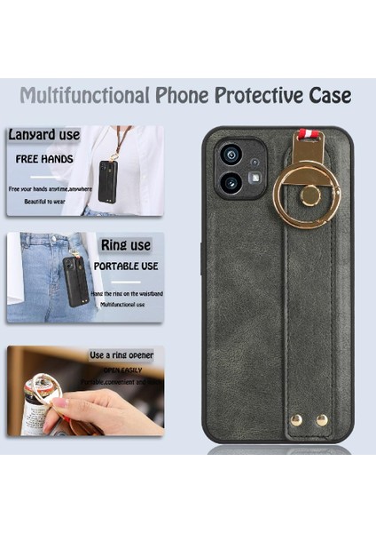 Nothing Kılıf Telefon 1 Uyumluluk Premium Pu Deri Kolaylık (Yurt Dışından) fiyatları