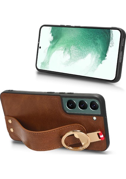 Samsung Galaxy S22 Artı Uyumluluk Premium Pu Deri Bilek (Yurt Dışından)