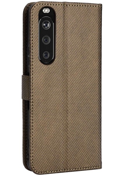 Sony Xperia 1 Iı Manyetik Cüzdan Kickstand Kart Tutucu Kapak Için Kılıf (Yurt Dışından)