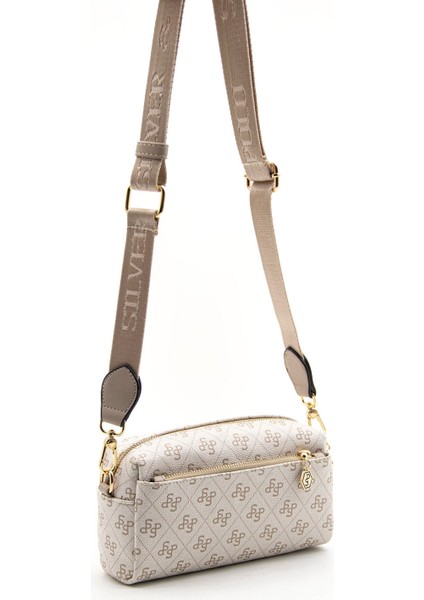 Kadın Çapraz Çanta 1142-44776 Silver Polo Çapraz Bayan Çantası M178 Bej-Mat Kum indirimleri