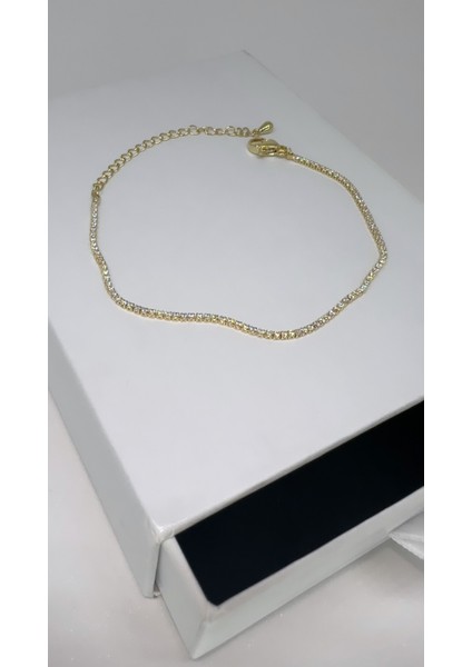 1mm Rhodium Suyolu Bileklik
