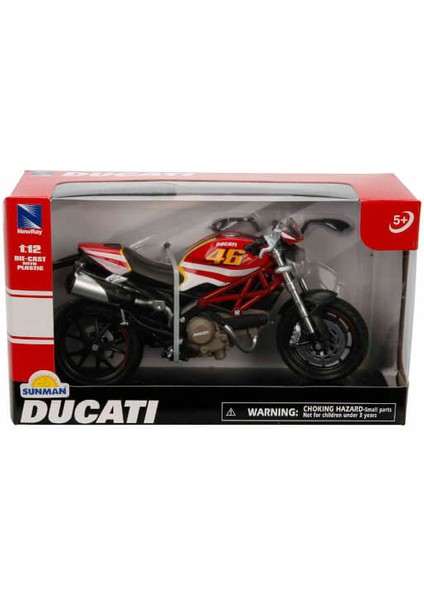 1:12 Ölçek Ducati Monster 796 N.46 Motorsiklet