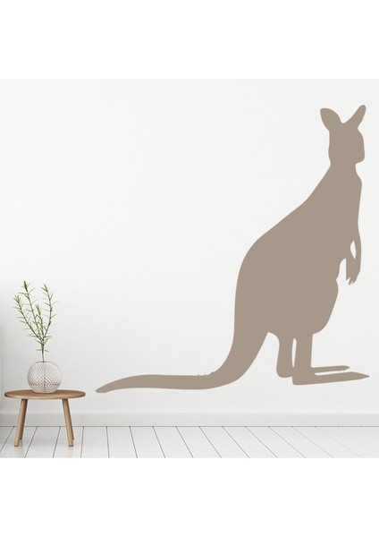 Kanguru Avustralya Vahşi Hayvanlar Dekoratif Duvar Sticker Çıkartma Yatak Çocuk Odası