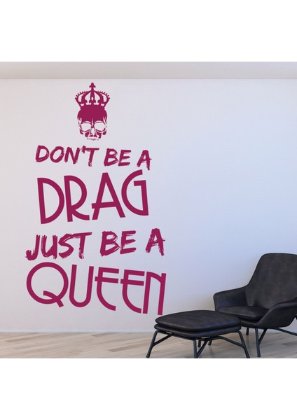 Bu Şekilde Doğdu Lady Gaga Yazılı Dekoratif Duvar Sticker Çıkartma Oturma Odası Salon