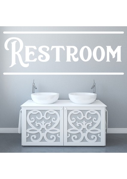 Tuvalet Tuvalet Banyo Dekoratif Duvar Sticker Çıkartma Ofis Oturma Odası