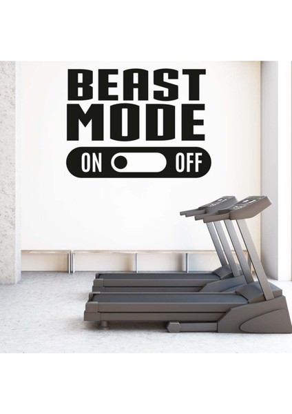 Canavar Modu Açık Kapalı Fitness Salonu Dekoratif Duvar Sticker Çıkartması Mutfak Ofis Yatak Odası