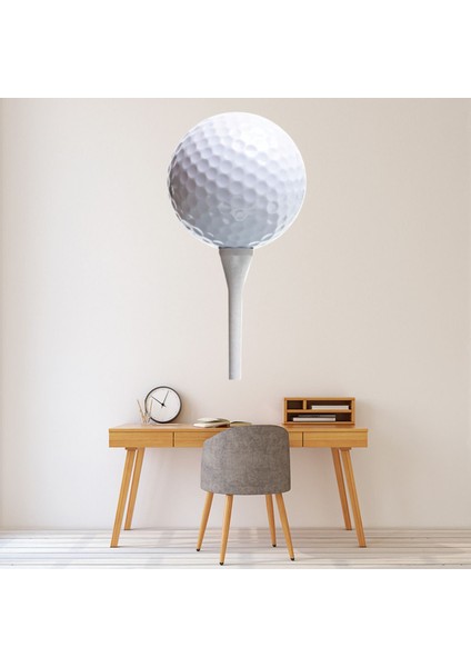Golf Topu Golf Topluğu Dekoratif Duvar Sticker Çıkartma Spor Salonu Çocuk Odası