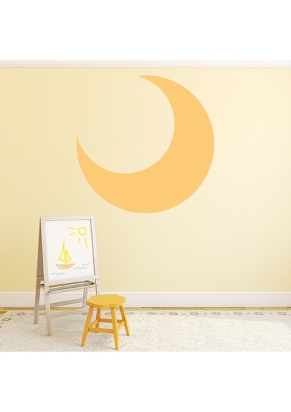 Hilal Ay Kreş Dekoratif Duvar Sticker Çıkartma Bebek Çocuk Odası